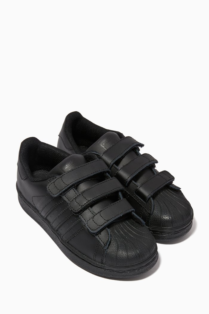 

Superstar Foundation Leather Sneakers, Black