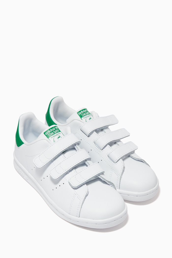 

Stan Smith Leather Sneakers, White