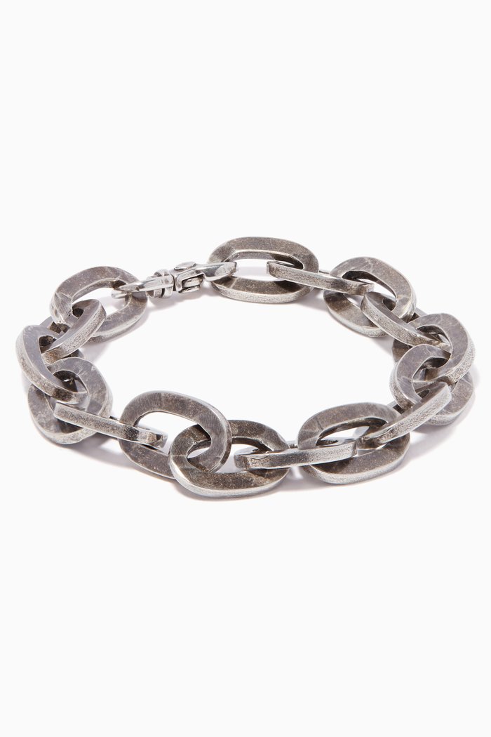 

Sterling Silver Macro Flat Cable Bracelet