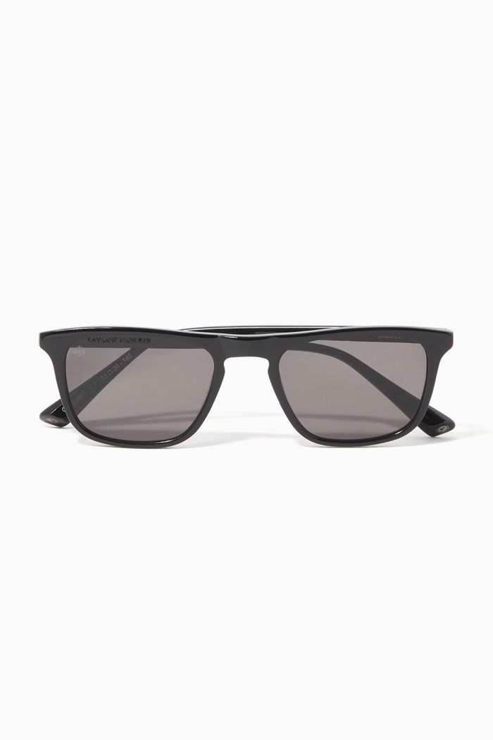 

Shadow Stud-Embellished Sunglasses, Black