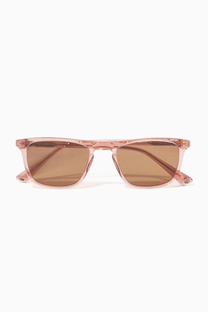 

Shadow Stud-Embellished Sunglasses, Pink
