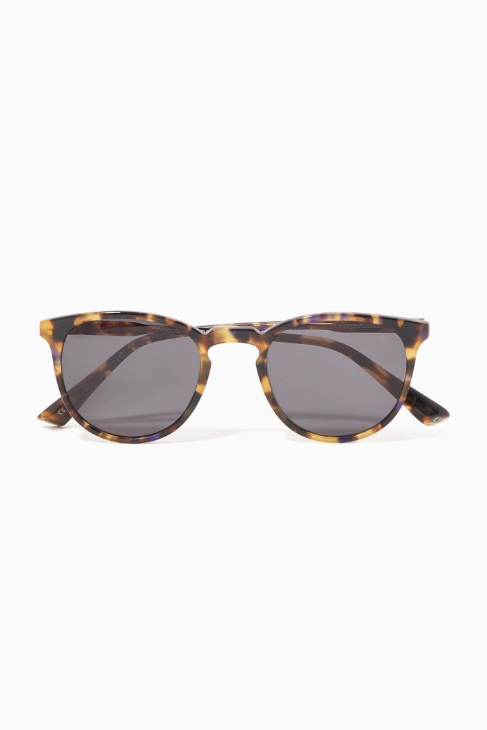 

George Arthur Tortoiseshell Sunglasses, Blue