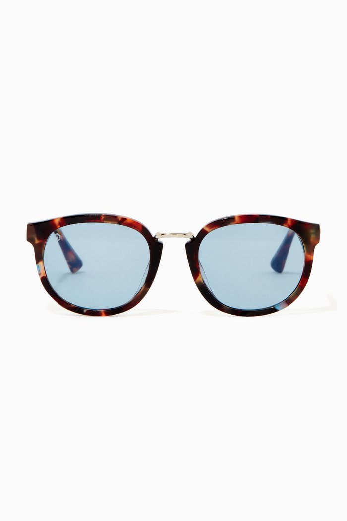 

Falcon Single Bridge Sunglasses, Brown