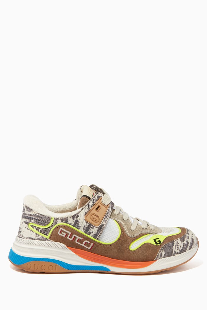 

Ultrapace Tejus Leather & Mesh Sneakers, Multicolour