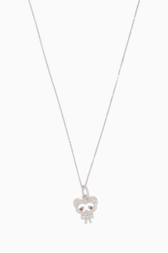 

Maya & Friends Diamond Pendant Necklace, White
