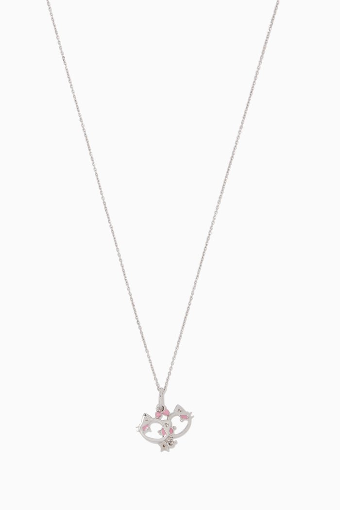 

Maya & Friends Diamond Pendant Necklace, White