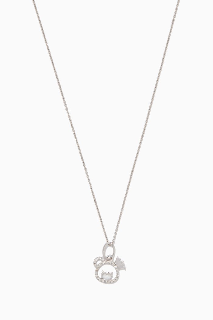 

Maya & Friends Diamond Pendant Necklace, White