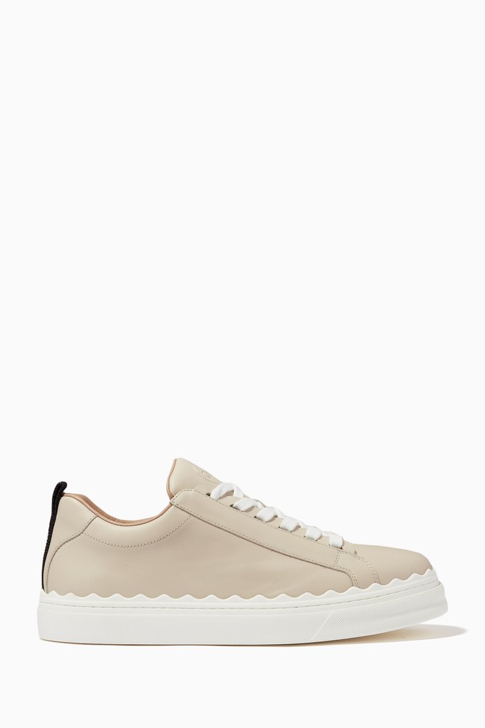 

Lauren Sneakers in Leather, Neutral