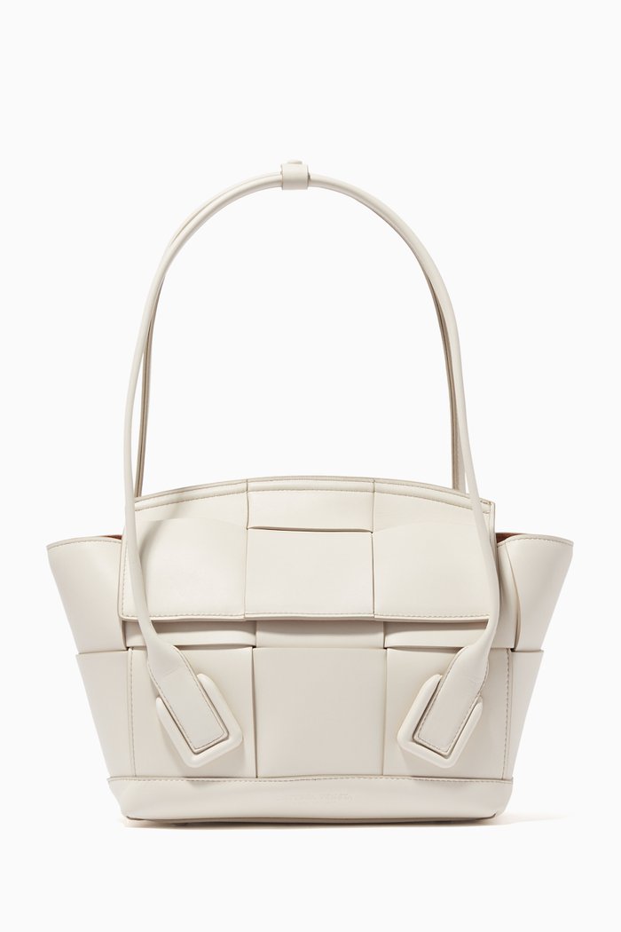 

Arco 33 Leather Bag, White