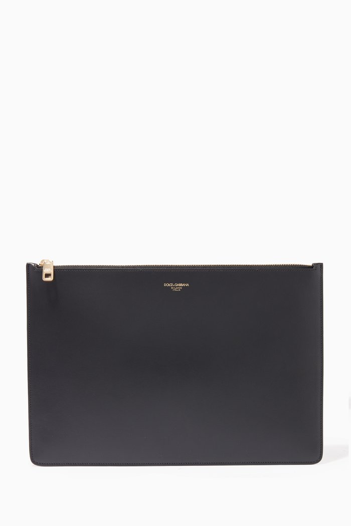 Leather Pouch, Black