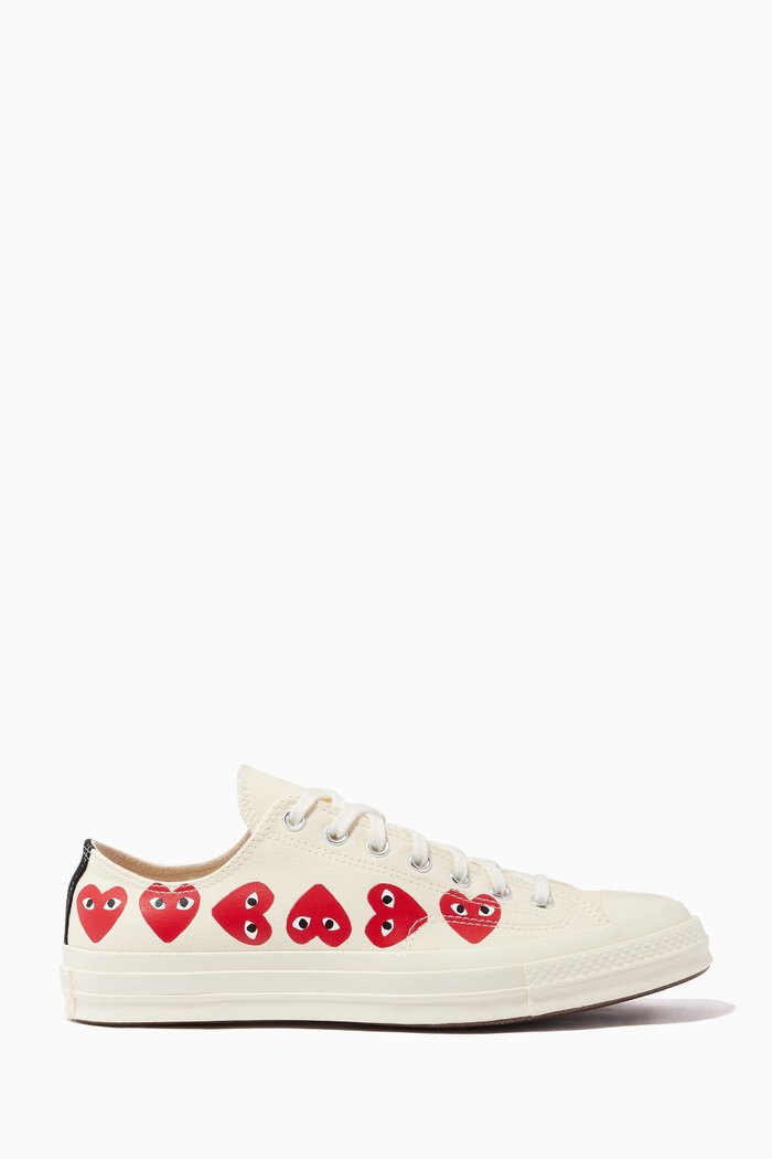 

x Converse Chuck 70 Low Top Sneakers in Canvas, Neutral