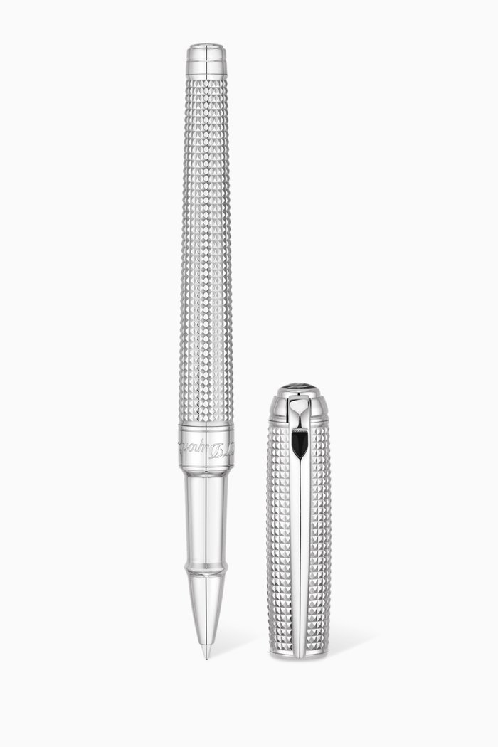 

Line D Goldsmith Medium Rollerball Pen, Silver
