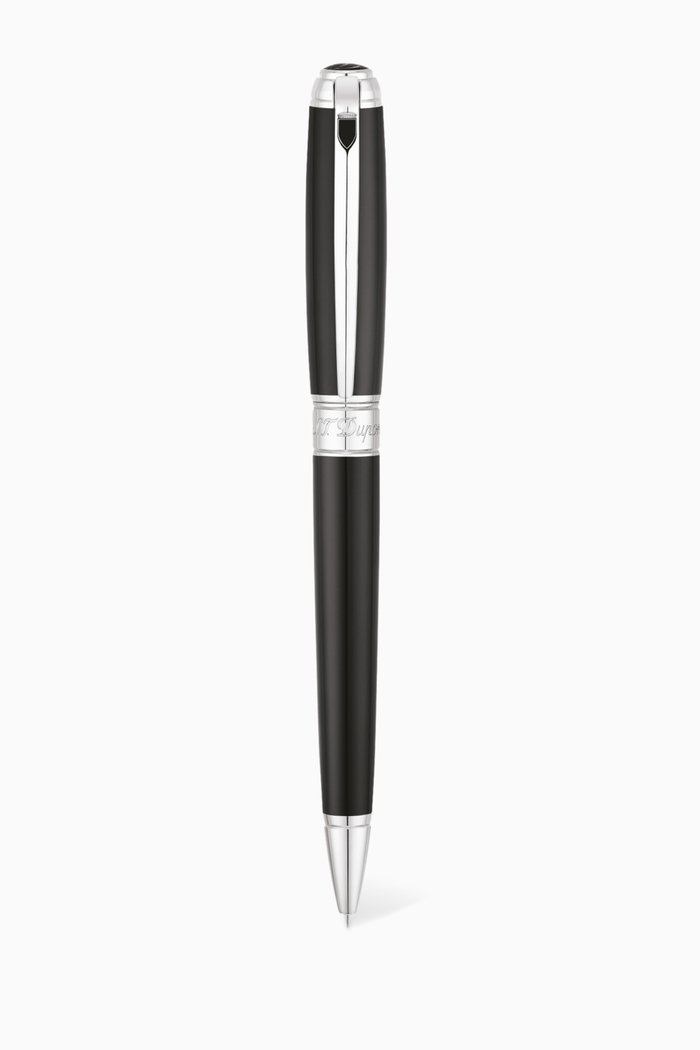 

Line D Palladium Medium Ballpoint Pen, Black