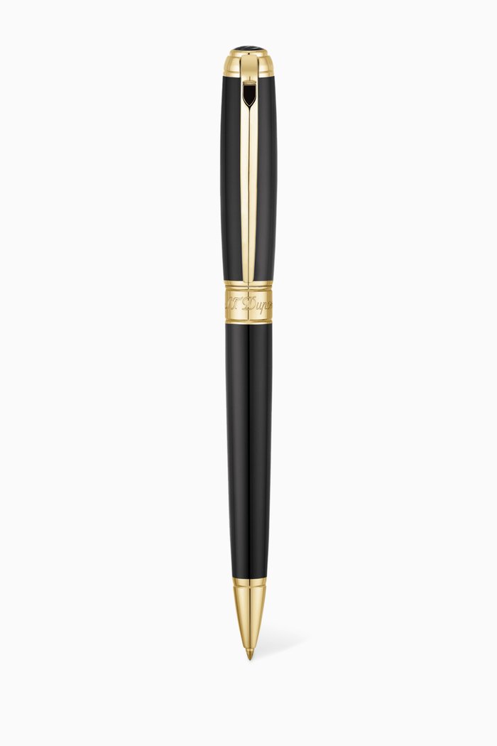 

Line D Gold-Tone Medium Ballpoint Pen, Black
