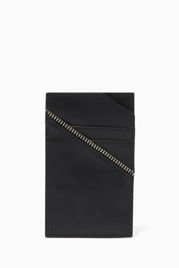 

Avant Leather Card Holder, Black