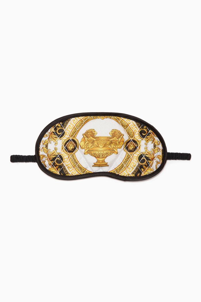 La Coupe des Dieux Silk Eye Mask, White
