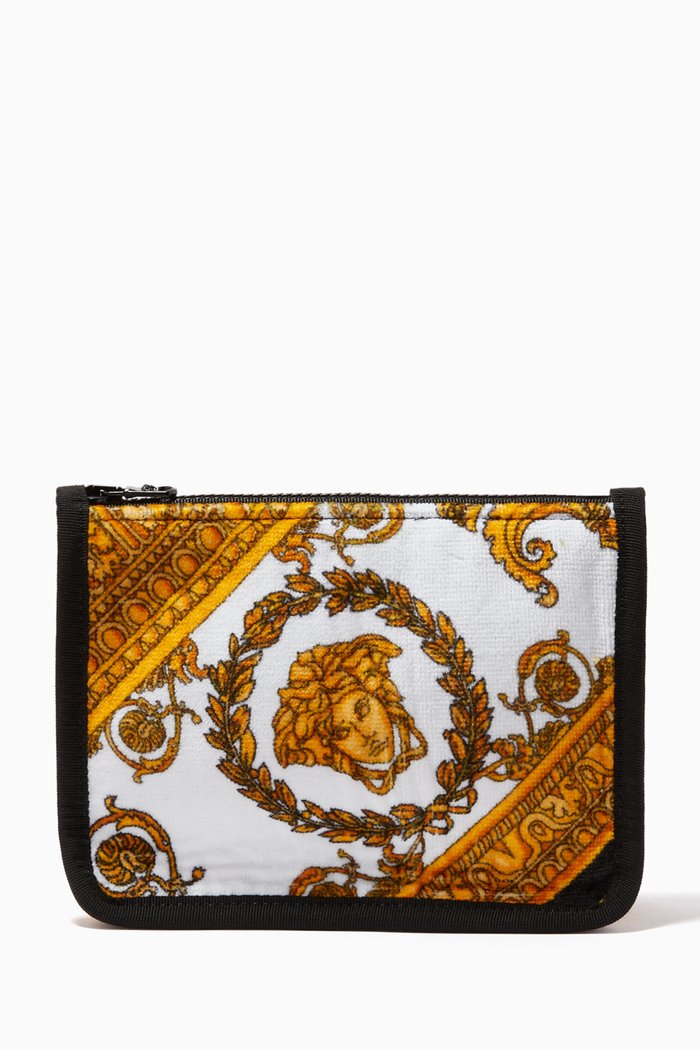 I ♡ Baroque Small Pouch, White