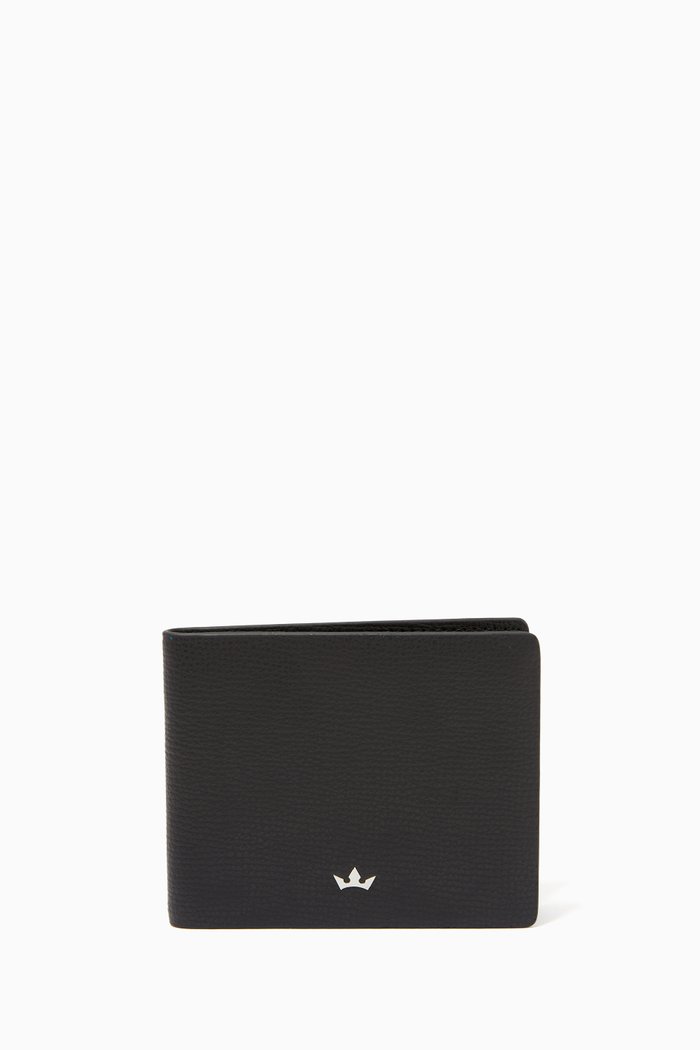 

Trophy 6CC Bi-Fold Leather Wallet, Black
