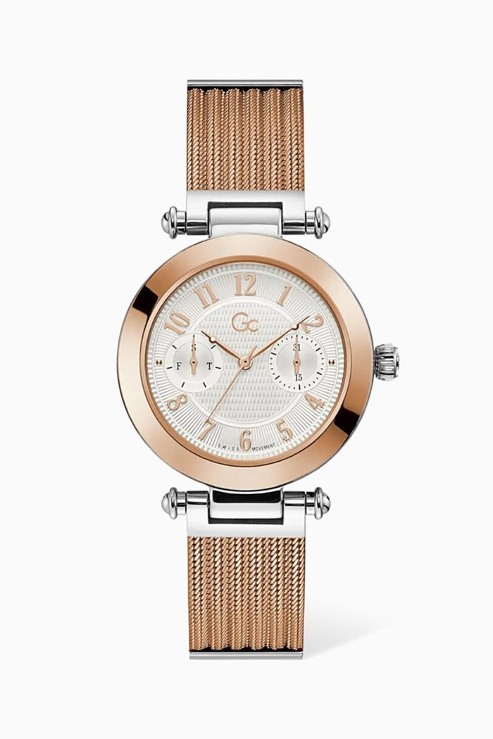 PrimeChic Mesh 36.5 Watch, Gold