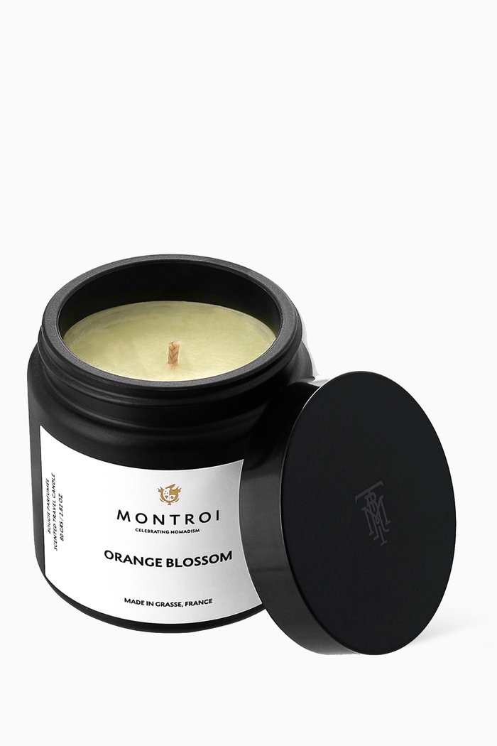 

Orange Blossom Travel Candle, Colourless