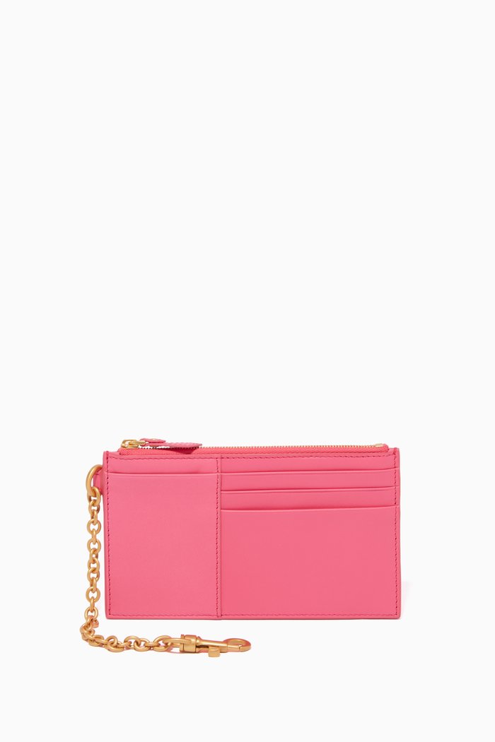 

Nappa Leather Card Case, Gold