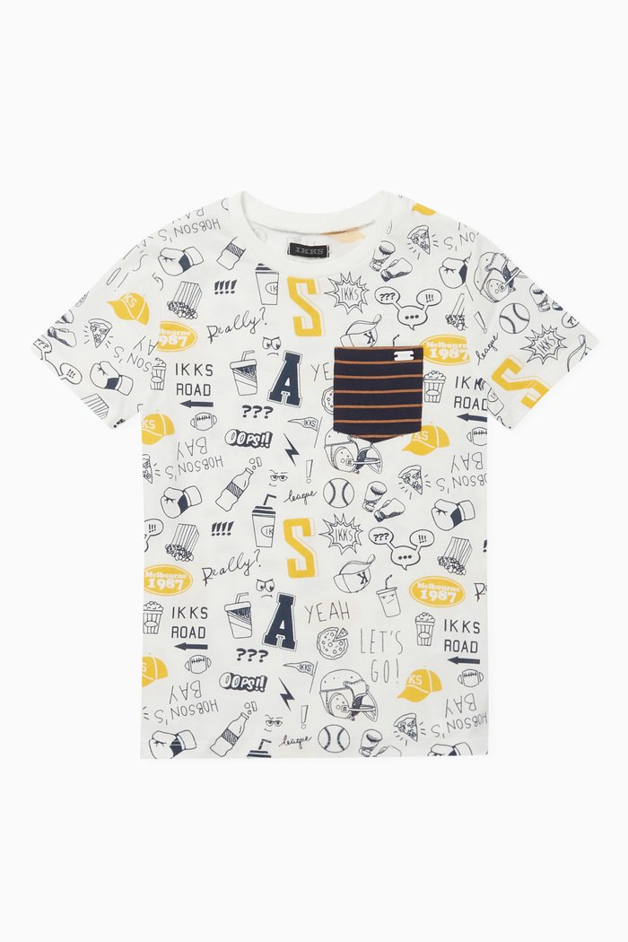 

Graphic Print T-Shirt, White