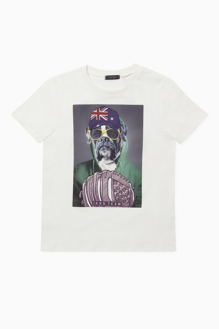 Graphic Print T-Shirt, White