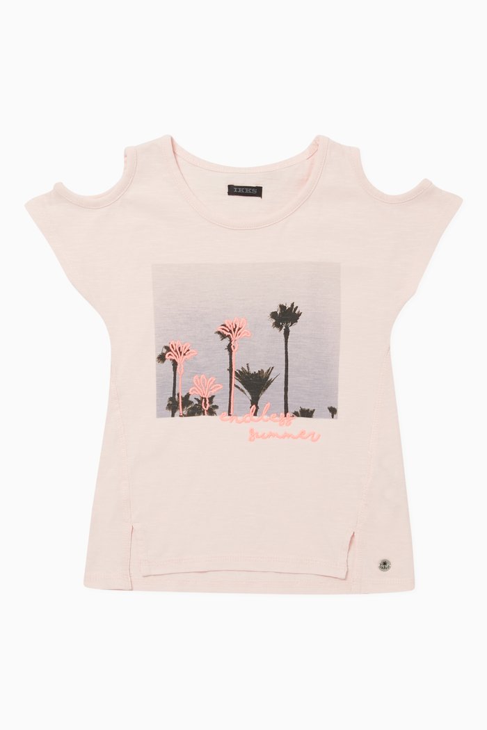 

Melbourne Palm T-Shirt, Pink