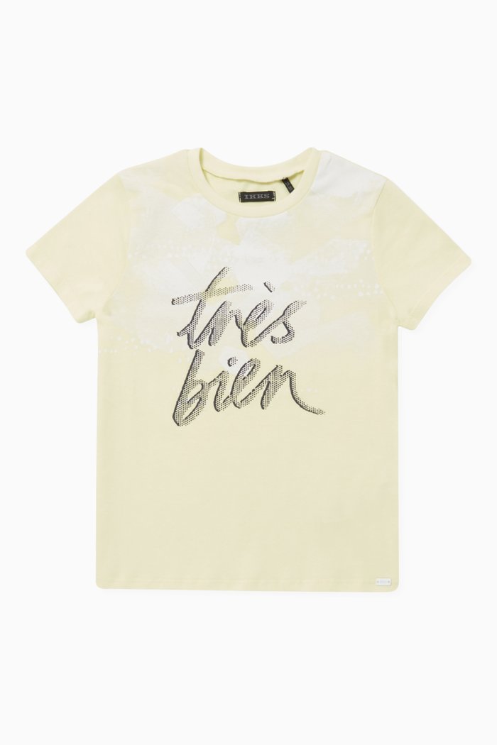 

Graphic Crewneck T-Shirt, Yellow