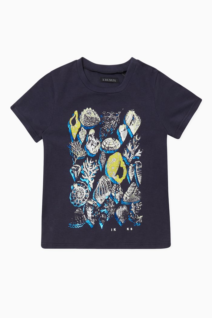 

Graphic Crewneck Tee, Blue