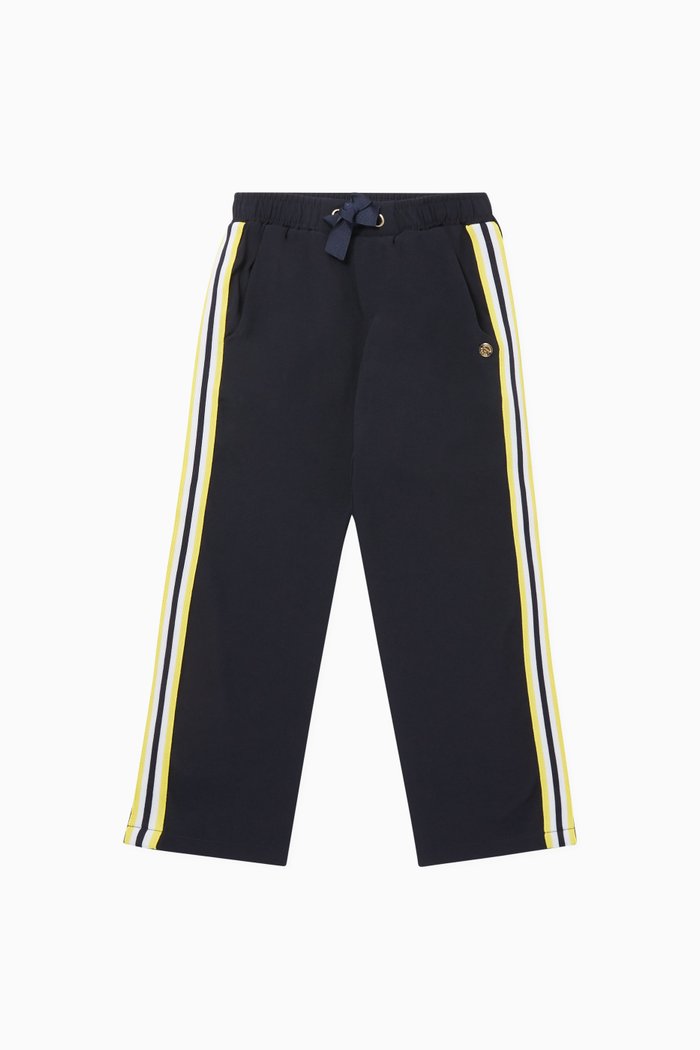 Side Stripe Trousers, Blue