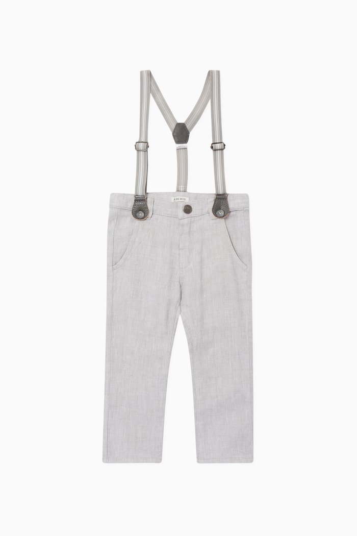 

Adjustable Brace Pants, Grey