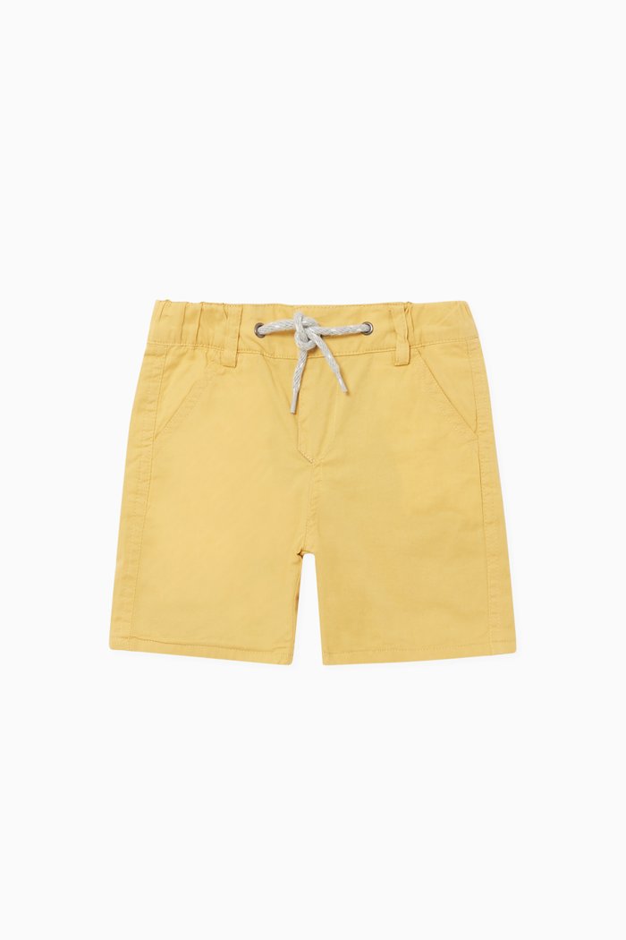 

Text Print Reversible Bermuda Shorts, Neutral