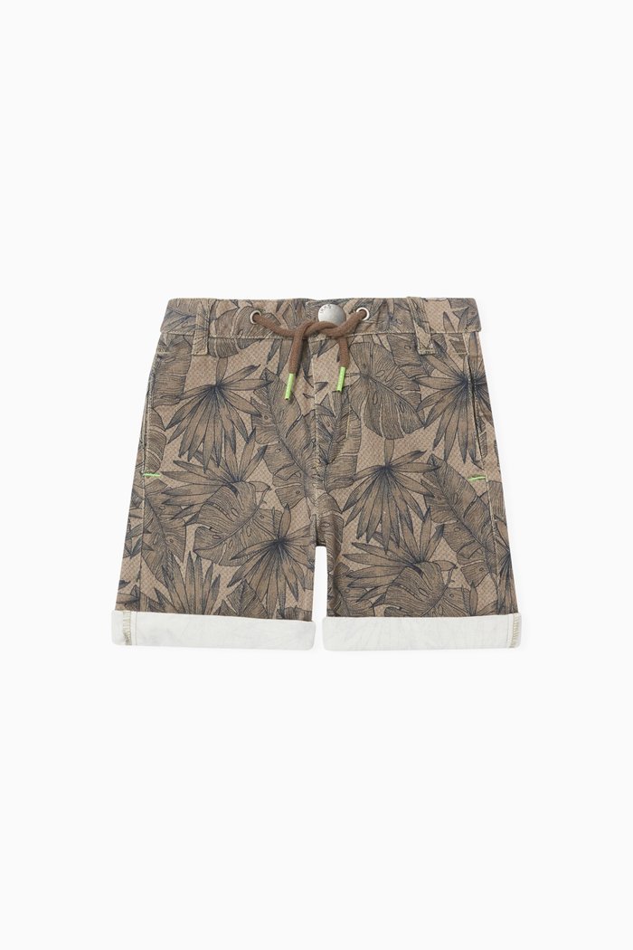 

Leaf Print Bermuda, Green