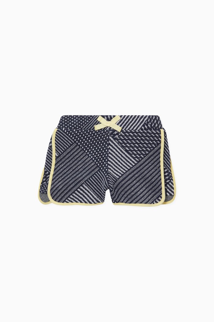 

Bow Embellished Shorts, Blue