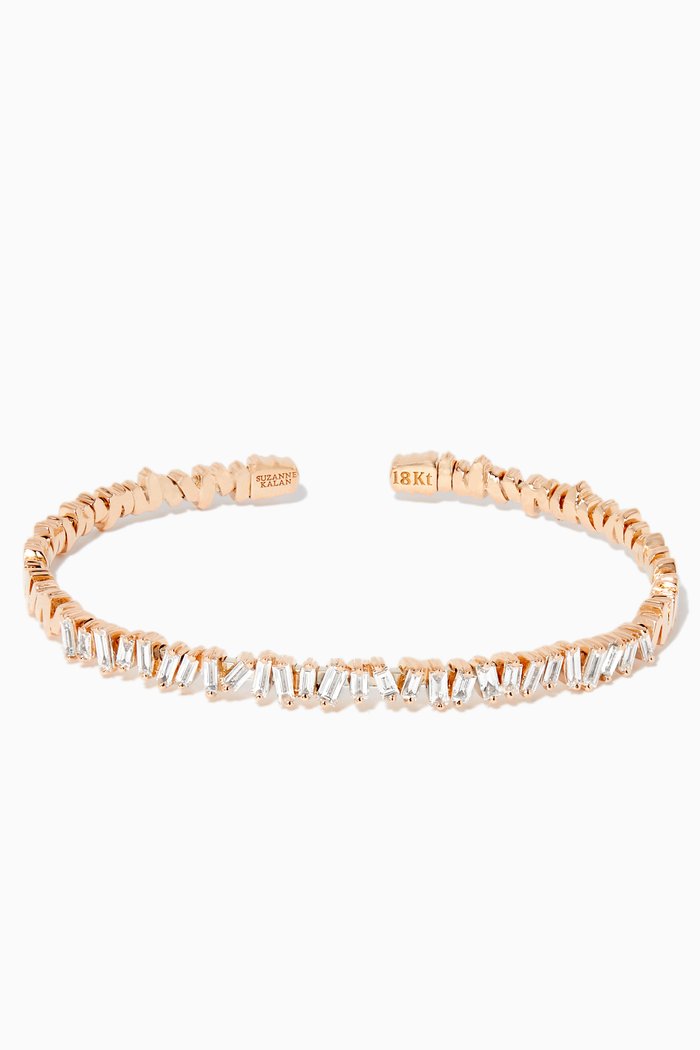 

Classic Fireworks Diamond Bangle, Rose gold