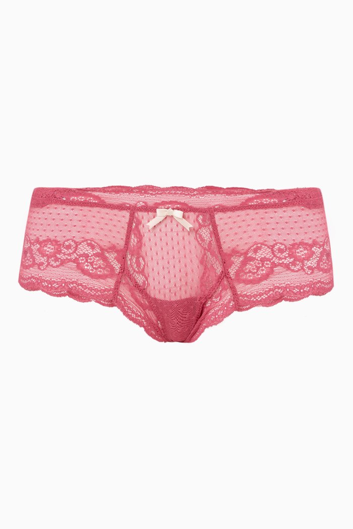 

Anouk Boythong in Sheer Lace, Burgundy