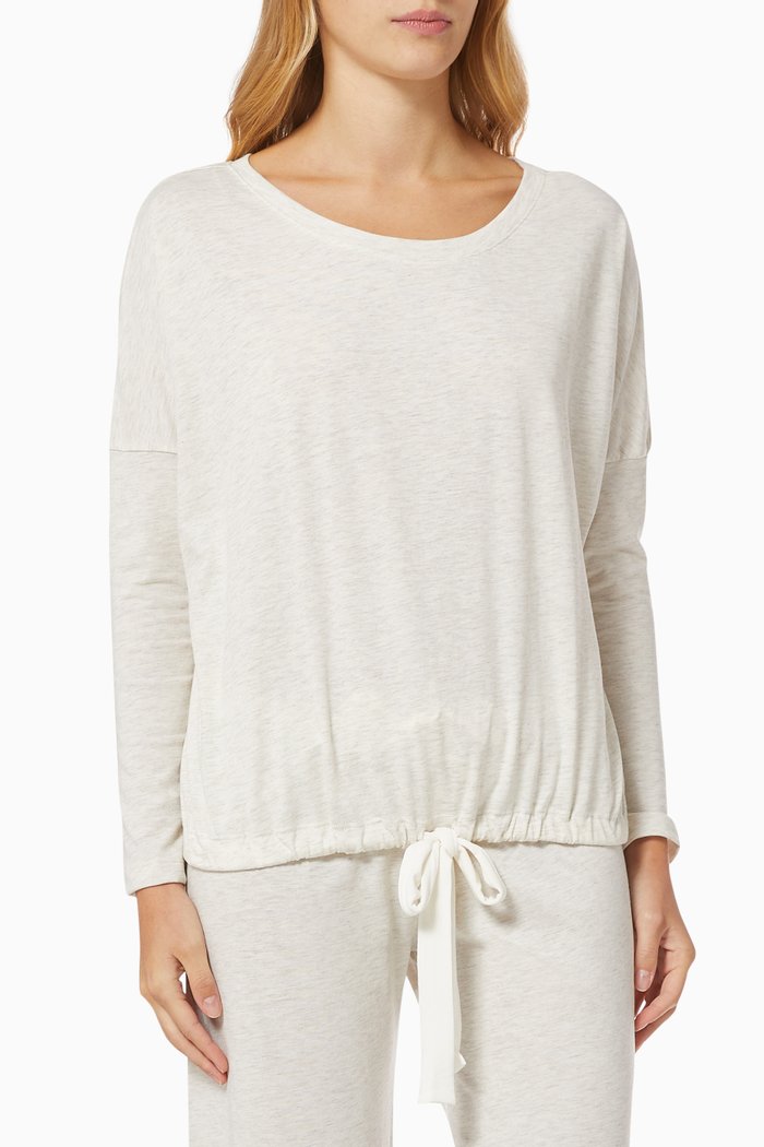 

Heather Slouchy T-Shirt, Neutral