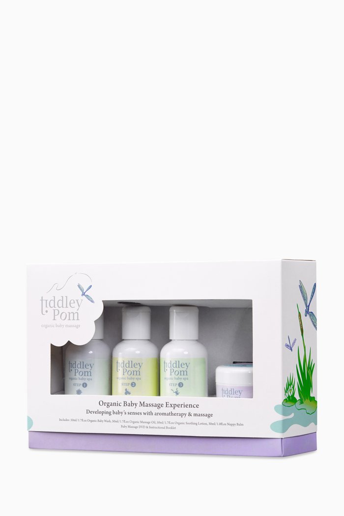 Organic Baby Massage Gift Set, Multicolour