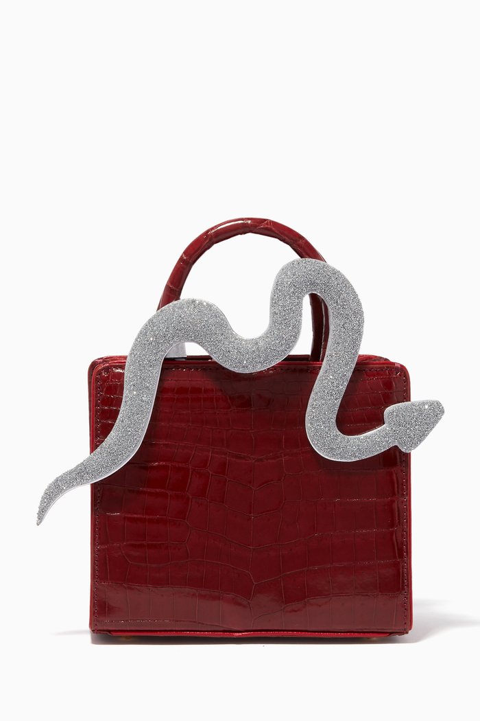 Ms. Divine Sinsation Clip-On Snake, Silver