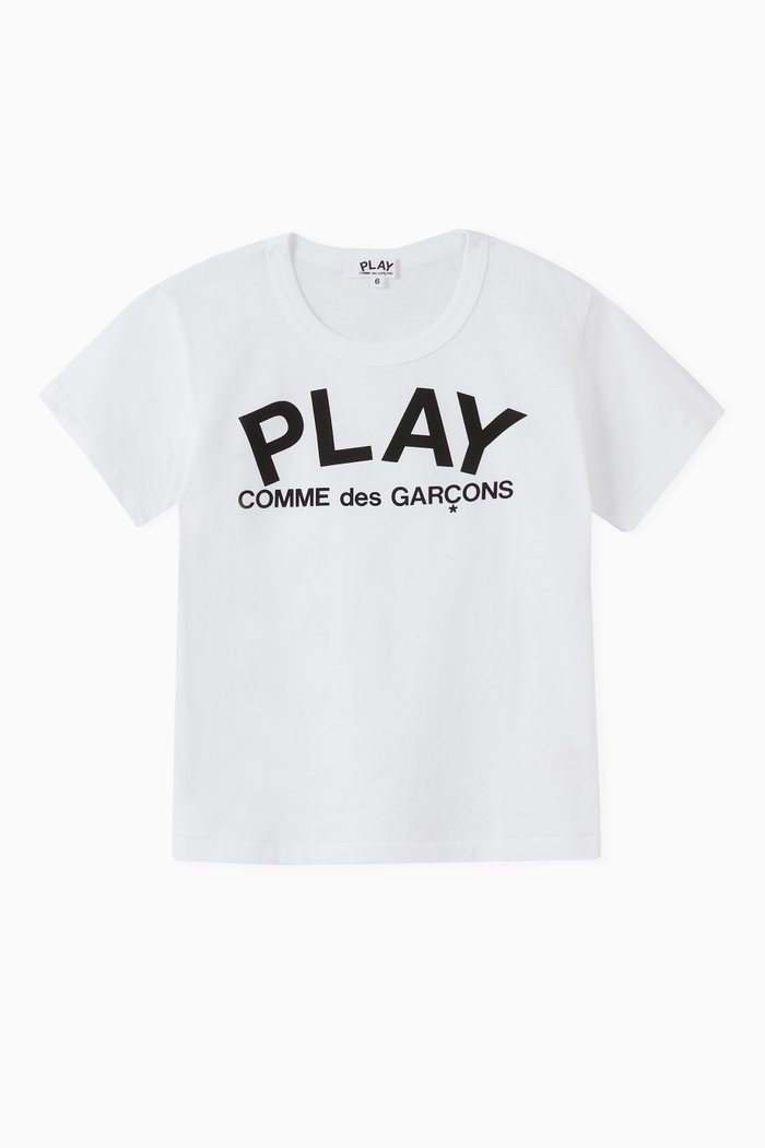 

Logo Print T-shirt in Cotton, White
