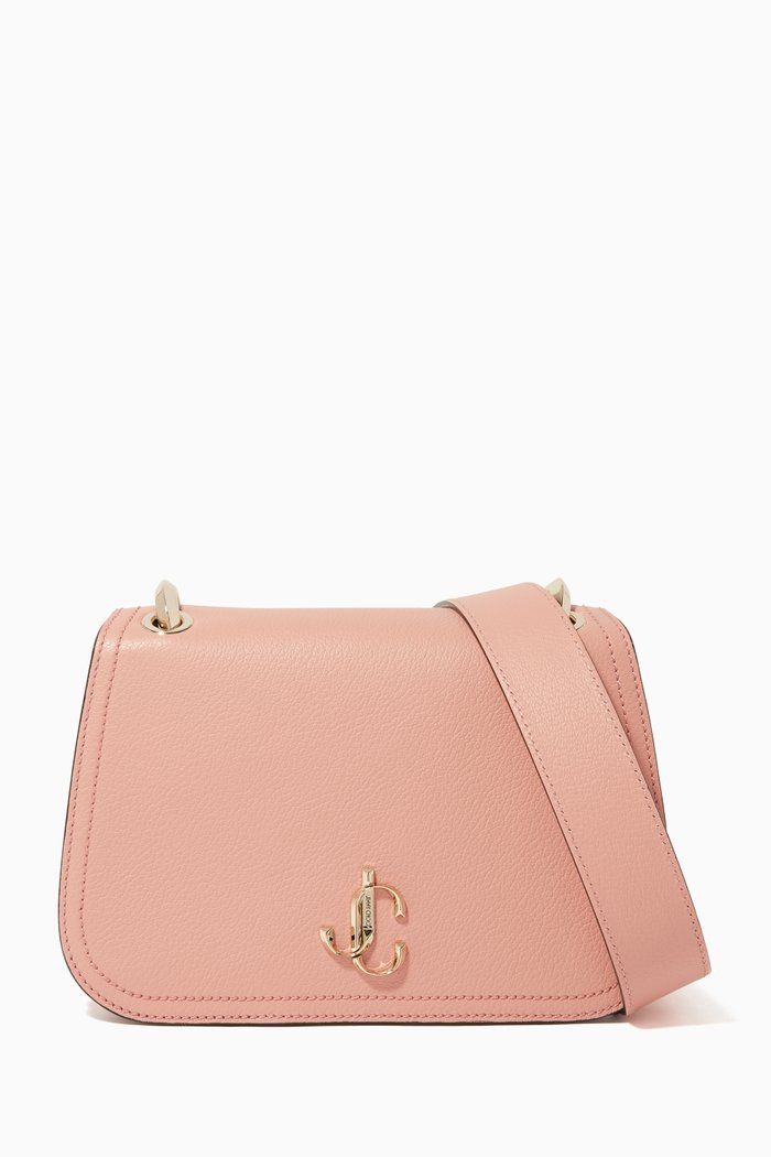 

Varenne M Calf Leather Cross-Body Bag, Neutral