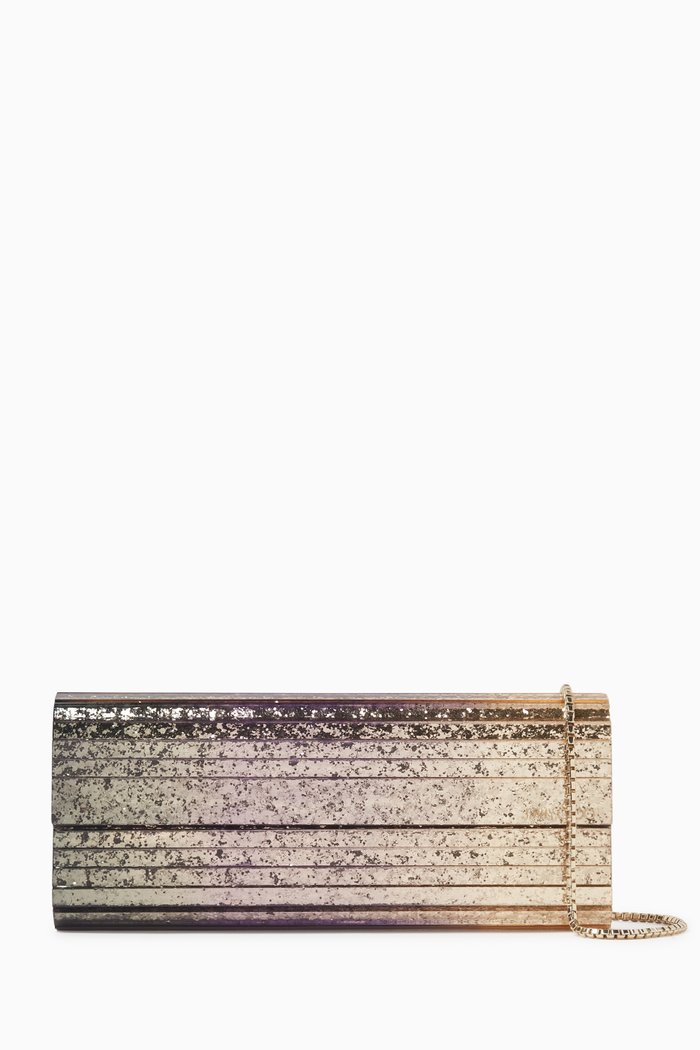 

Sweetie Dégradé Glitter Acrylic Clutch Bag, Green