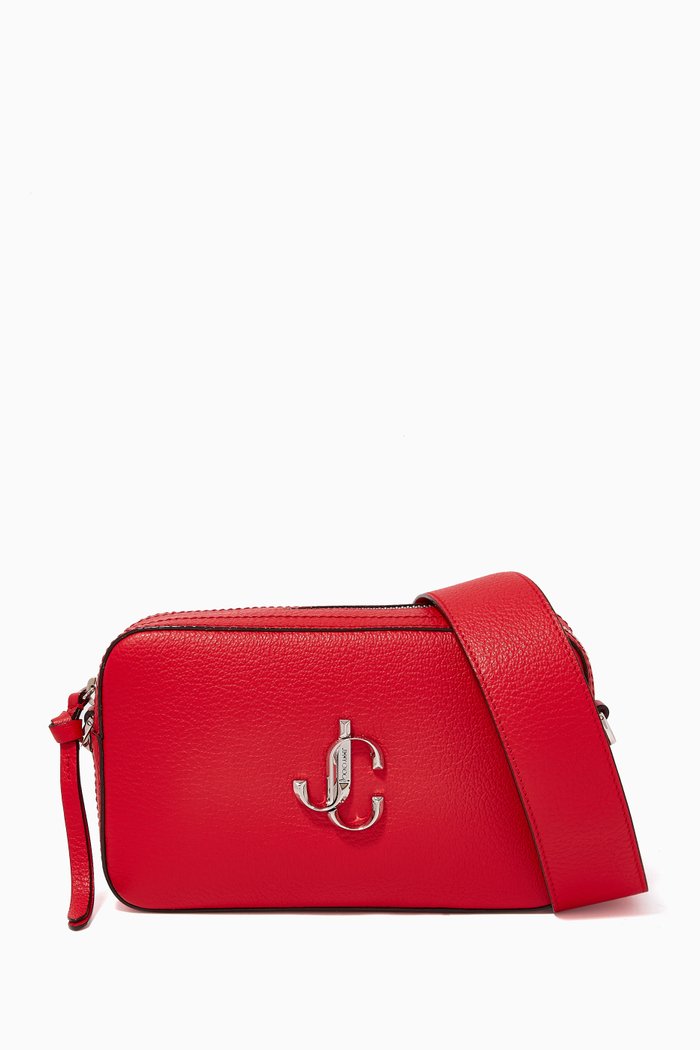 

Varenne Calf Leather Camera Bag, Red