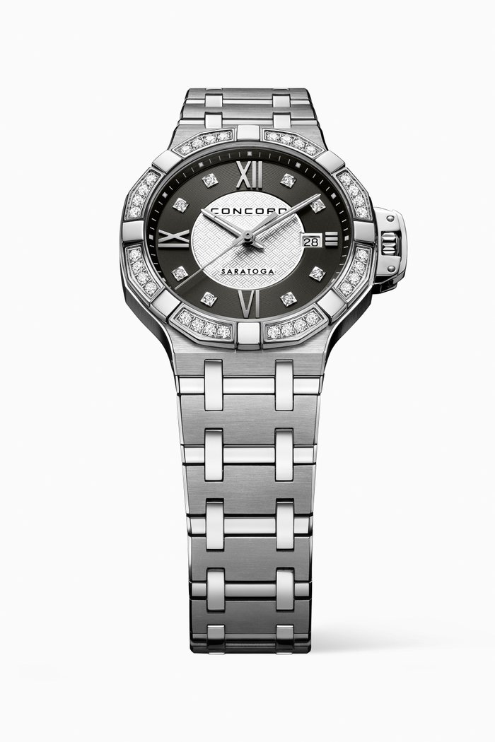 

Saratoga Diamond Watch, Grey
