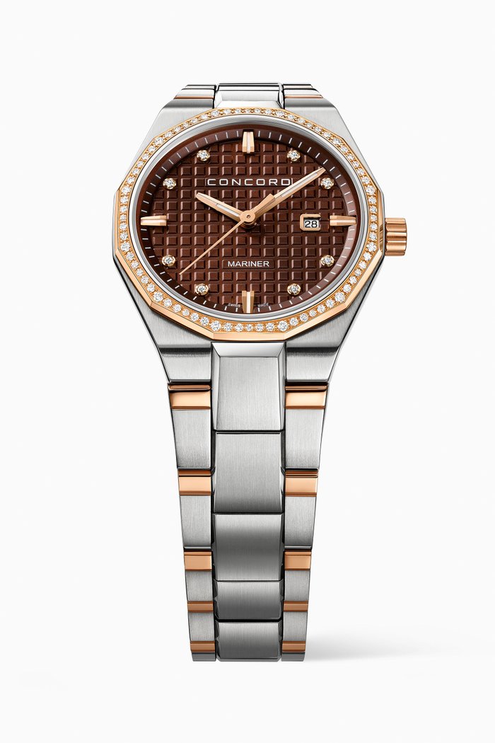 Mariner Diamond Watch, Brown