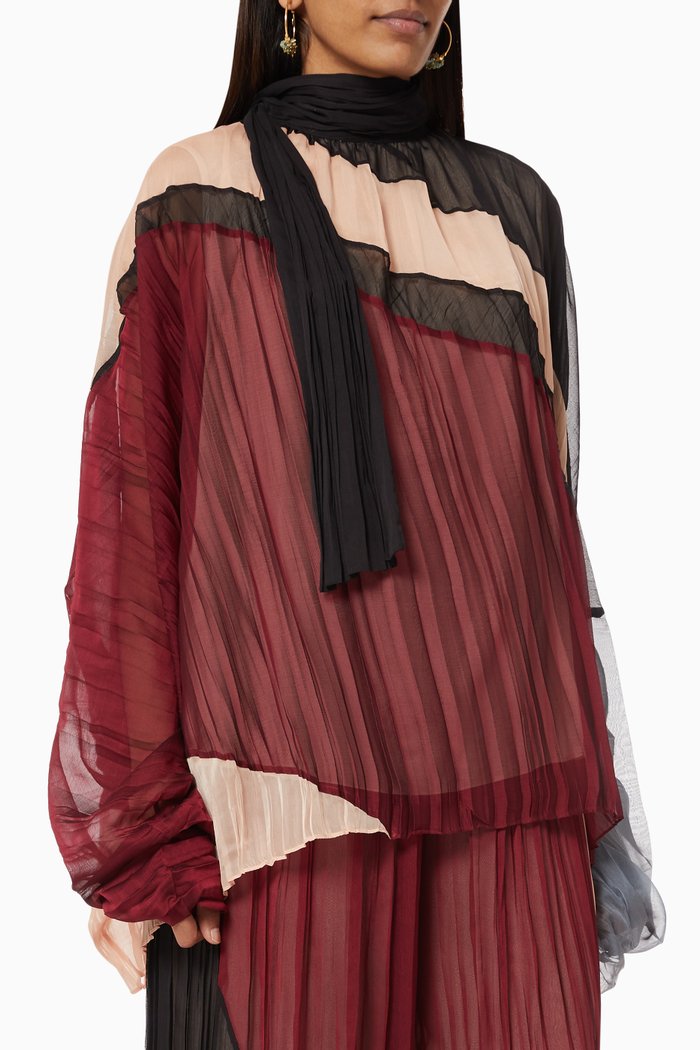 

Colour Block Blouse, Multicolour