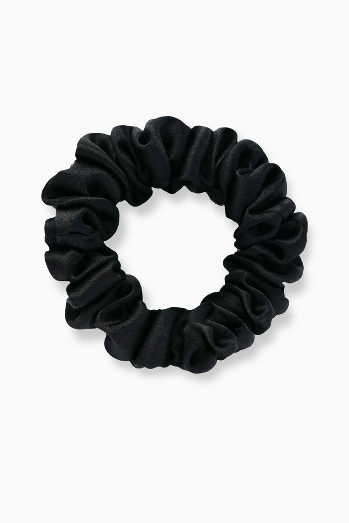 

Small Mulberry Silk Hair Scrunchie, Colourless