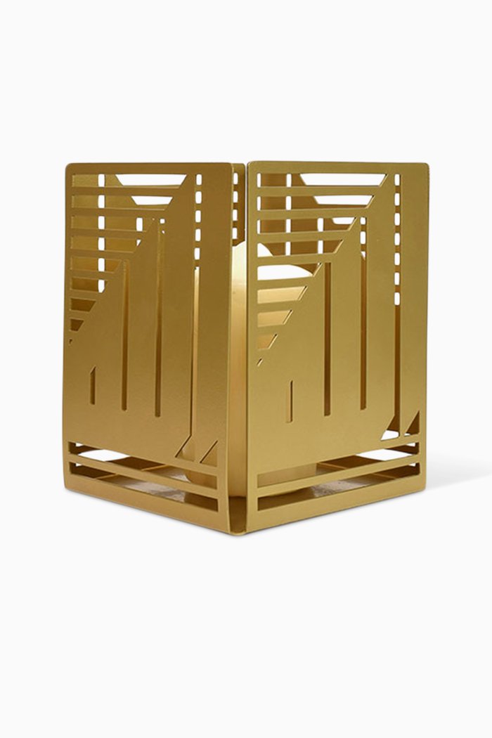 

Large Allah Metal Candle Holder, Gold