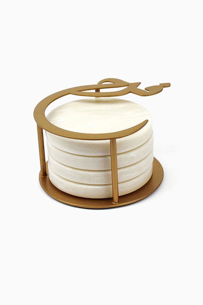 

Farah Round Coasters, Set of Four, Multicolour